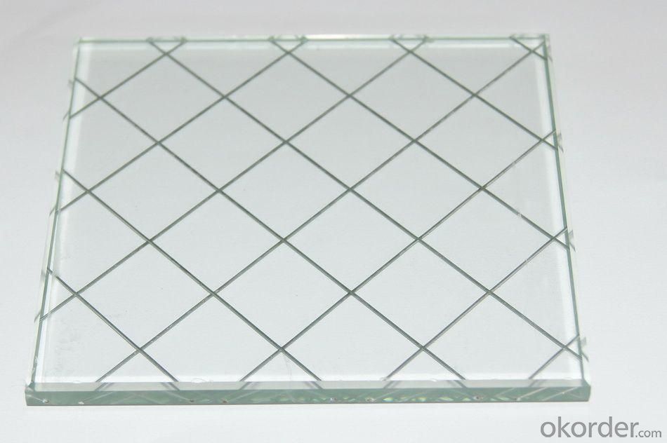 Wired glass